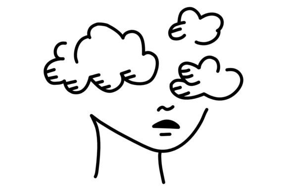 Accelerating Digital Illustration with the Cloud Face Procreate Brush Stamp