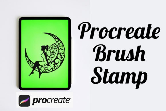 Crescent Fairy 10 Procreate Brush Stamp