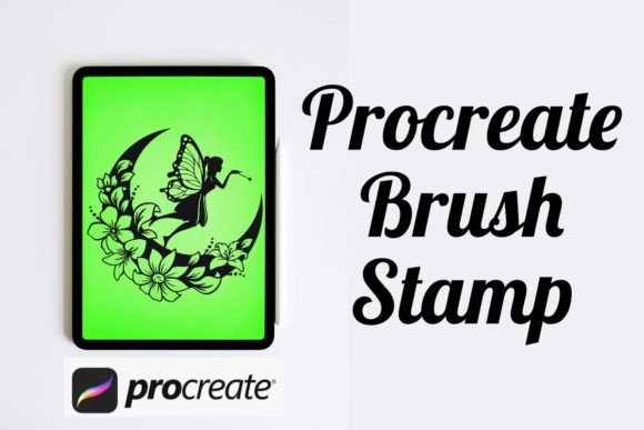Crescent Fairy 11 Procreate Brush Stamp