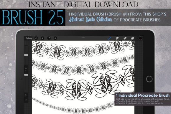 Exploring the Versatility of Procreate Brush 25 – Abstract Suite for Digital Illustrators