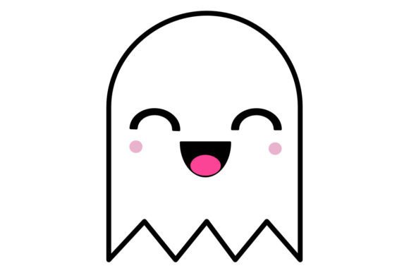 Ghost Emoji 1 Procreate Brush