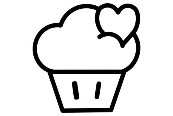 Heart Cupcake Procreate Brush Stamp Guide