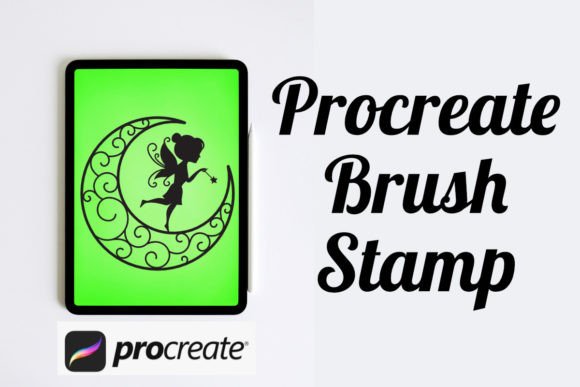 Mastering Digital Whimsy with the Crescent Fairy 3 Procreate Brush Stamp