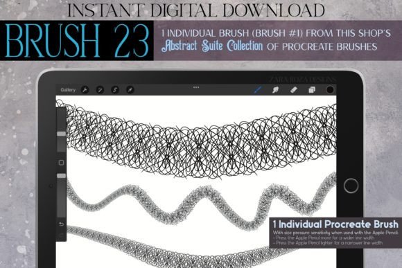 Procreate Brush 23: Abstract Suite