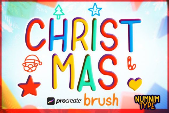 Procreate Brush Stamp Christmas Kids A-Z Guide