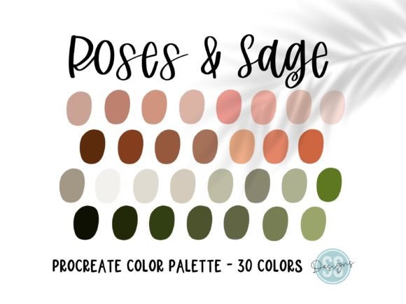 Roses Sage Procreate Color Palette: Streamlining Your Digital Art Workflow