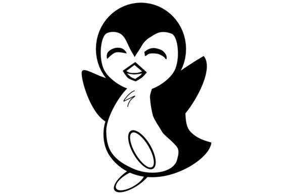 Simple Penguin Procreate Brush Stamp Guide