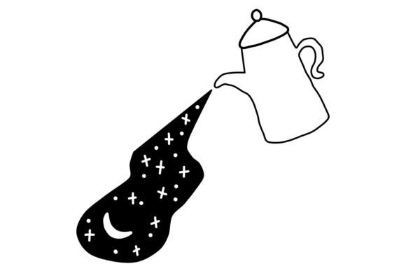 Space Teapot Procreate Brush Stamp Guide