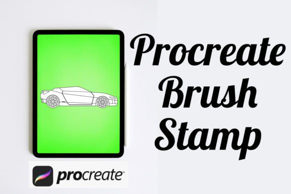 Streamlining Digital Art with the Car 9 Outline Procreate Brush Stamp