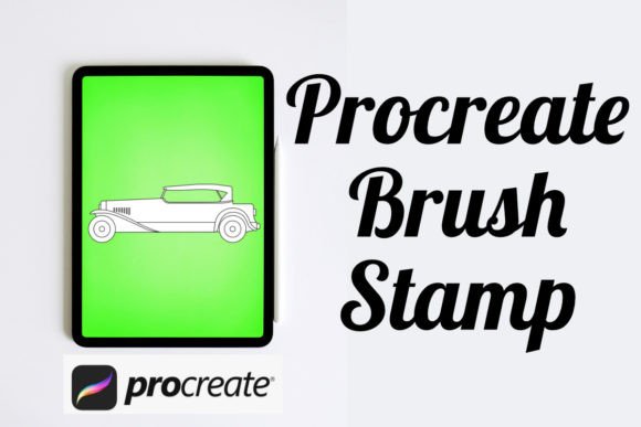 Streamlining Digital Illustration with the Car 2 Outline Procreate Brush Stamp