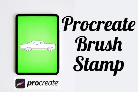 Streamlining Digital Illustration with the Car 6 Outline Procreate Brush Stamp