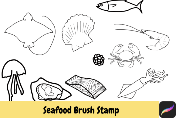 Unlocking Culinary Creativity: A Guide to Seafood Procreate Brush Stamps for iPad Artists