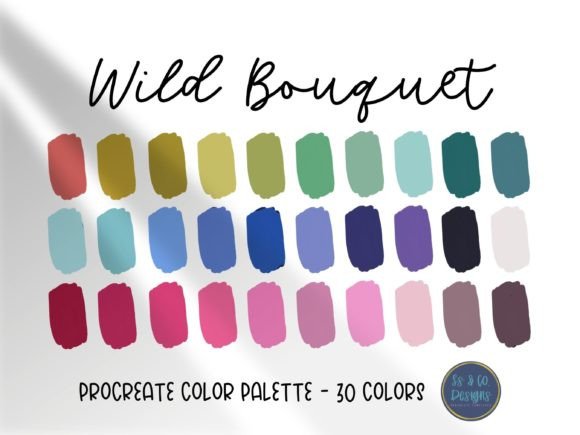 Wild Bouquet Procreate Color Palette: A Practical Review for Digital Artists