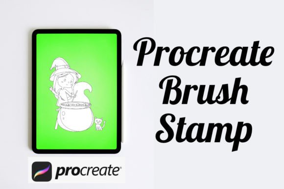 Witch Cauldron Procreate Brush Stamp